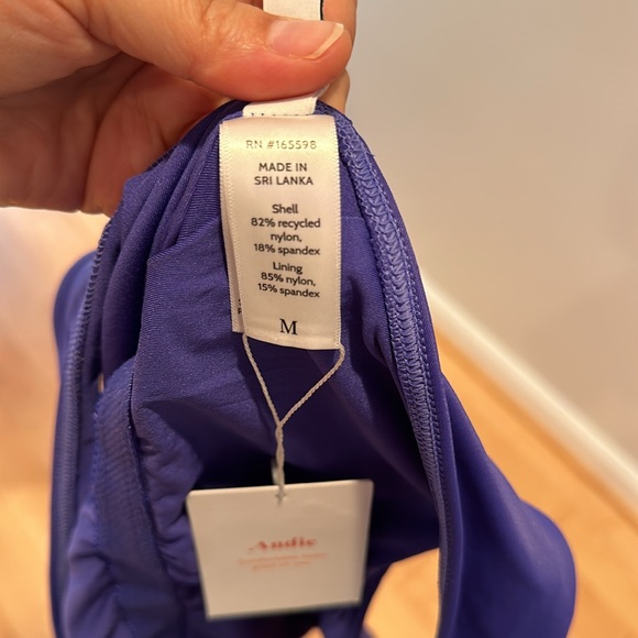 Andie Swim Caledonia One Piece Swimsuit Lapis Size Medium - Picture 7 of 11